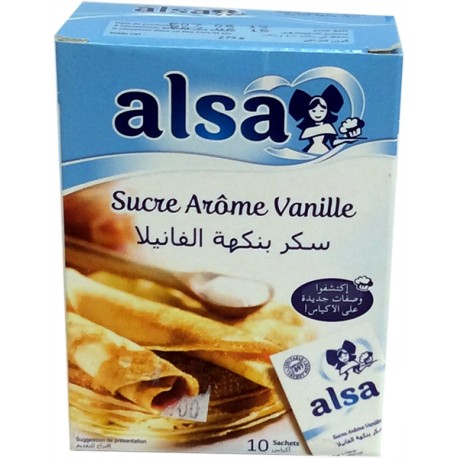 alsa sucre arome vanille