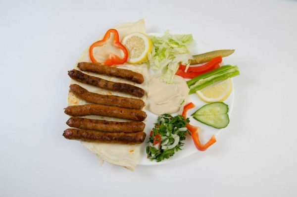 assiette merguez