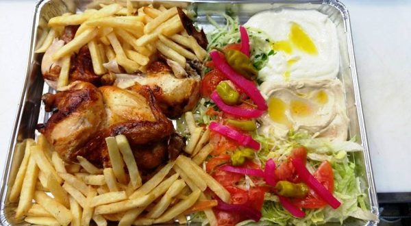 assiette de poulet