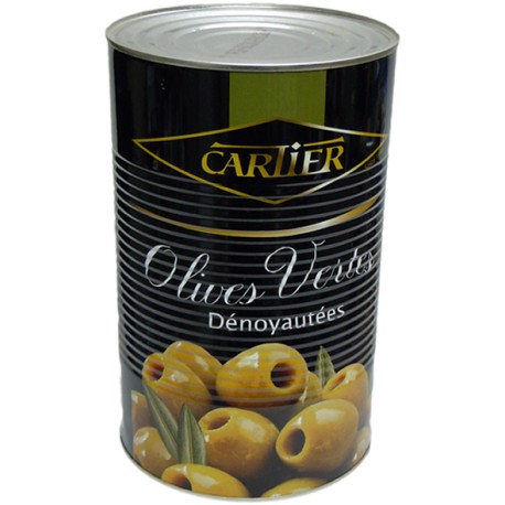olives vertes dénoyautées 4200g car004